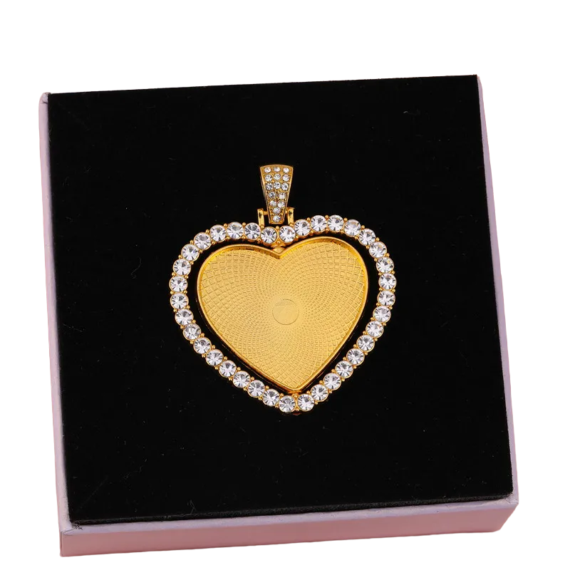 Custom Love Rotating Pendant Necklace(DOUBLE SIDED)