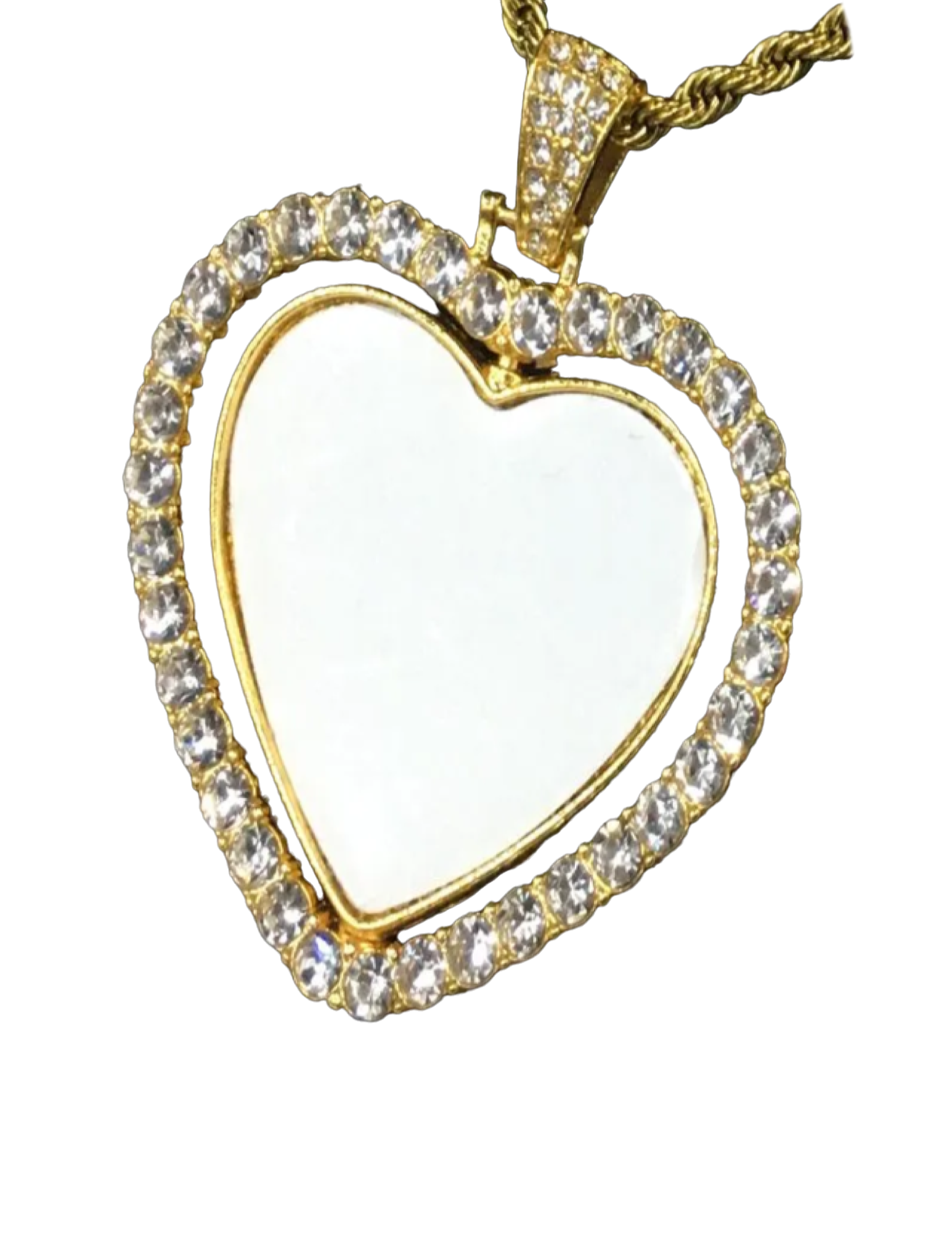 Custom Love Rotating Pendant Necklace(DOUBLE SIDED)