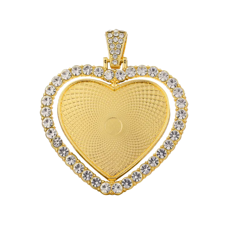 Custom Love Rotating Pendant Necklace(DOUBLE SIDED)